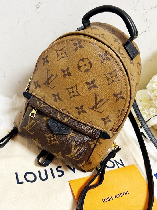Louis Vuitton Handbags - Authentic Louis Vuitton Reverse Monogram Palm Springs Mini Backpack / Bag